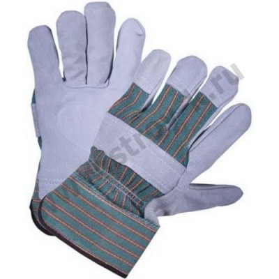 Перчатки спилковые комбинированные "Трал"