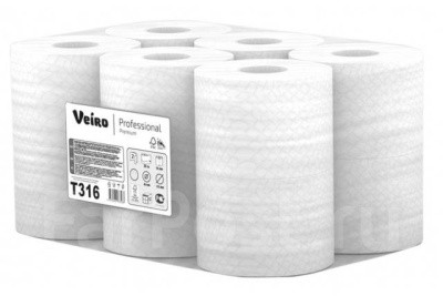 Бумага туал. бытовая Professional Premium, 2 слоя, 50м (12рул/упак) VEIRO T316
