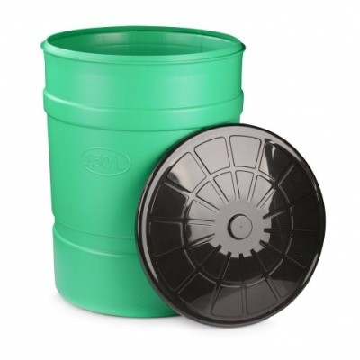 Бочка-бак, 150л (с широким горлом и крышкой)