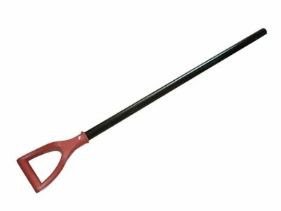 Черенок алюминиевый с V-ручкой, ф32мм (чёрный) Черенок алюминиевый с V-ручкой, ф32мм (чёрный)