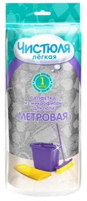 Салфетка микрофибра для пола 80х100см ЧИСТЮЛЯ Метровая