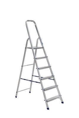 Стремянка алюминиевая, 6 ступени