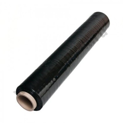 Пленка-стрейч 500мм, 20мкр (300м/п, 2,0 кг) ЧЁРНАЯ Пленка-стрейч 500мм, 20мкр (300м/п, 2,0 кг) ЧЁРНАЯ