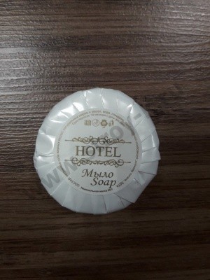 Мыло туал. кусковое HOTEL (в гофр. упак.), 20г