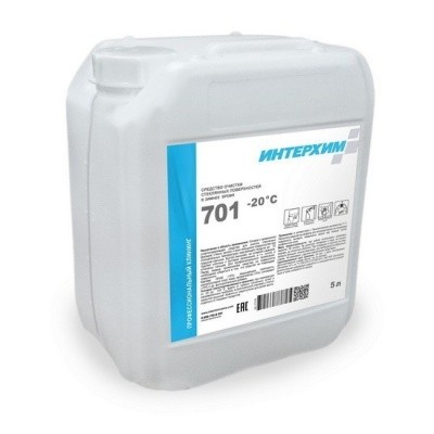 Средство очистки стекл. поверхностей (-20С) ИНТЕРХИМ 701, 5л