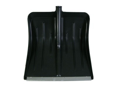 Лопата снеговая п/э "GRADER", ал/накладка, 400х400мм D-32 мм 