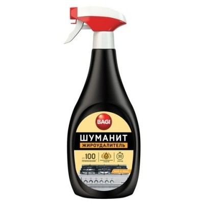 Средство для чистки от жира, нагара ШУМАНИТ, 400мл BAGI (спрей) 