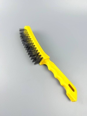 Щетка металл. с пластик. ручкой, 6-тирядная OLS-247-17