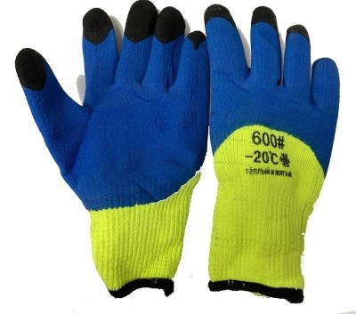 Перчатки утепленные с вспененным латексом, НОГОТКИ ЗИМА 600