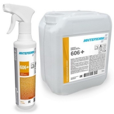 Средство усиленное, для очистки ковров ИНТЕРХИМ 606 PLUS, 500мл