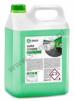 АКЦИЯ! Средство моющее конц. Super Cleaner, 5.8кг GRASS 125343 (щелочное)