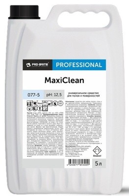 Cредство моющее MaxiClean, 5л Pro-Brite 077-5 (аналог REM-100)