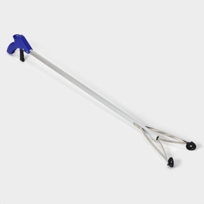 Захват для мусора алюм., 99×12.5см, пвх держатели, 9848167