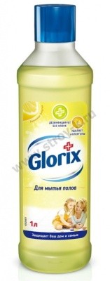 Средство для мытья полов дезинф. 1л GLORIX (ГЛОРИКС) Лимон Средство для мытья полов дезинф. 1л GLORIX (ГЛОРИКС) Лимон