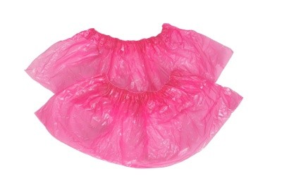 Бахилы полиэтиленовые 30мкр розовые