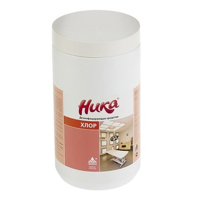 Средство дезинф. хлорные таблетки, 1кг "Ника Хлор" (300 таблеток)