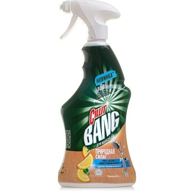 Средство чистящее для ванной CILLIT BANG Природная сила, 450мл (триггер)