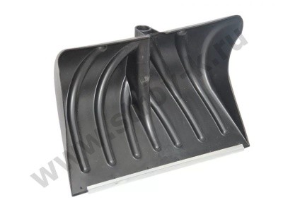 Лопата снеговая п/э "Зима №2", ал/накладка, 450х335мм d30мм