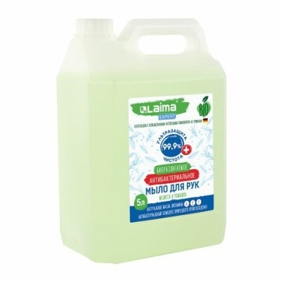 Мыло жидкое антибакт. биоразлаг. "Мелисса и ромашка", 5л LAIMA EXPERT 607764