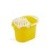 Ведро пластик., с отжимом (сетчатый), 13л SYR Easy Squeezy ЖЕЛТОЕ