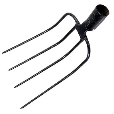 Вилы садово-огородные 4-х рогие КОВАНЫЕ