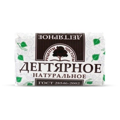 Мыло туал. "Дегтярное", 90г "НМЖК" Нижний Новгород (63шт) Рецепты чистоты