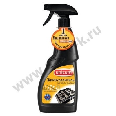 Средство для чистки от жира, нагара, 500мл UNICUM Gold (спрей)
