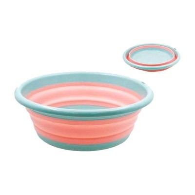 Таз складной, силикон., 7л ID8937 TDA-4541 (круглый)