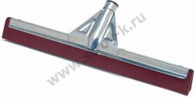 Сгон для пола 75см стальной без рукоятки, MYK500 (красная двойная мягкая резина маслобензостойкая) 