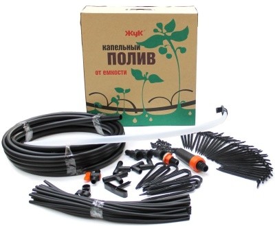Капельный полив "Жук" от ёмкости на 60 растений (Парник)