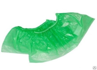 Бахилы полиэтиленовые 20мкр салатовые, №1000/6000 (Евроблок)