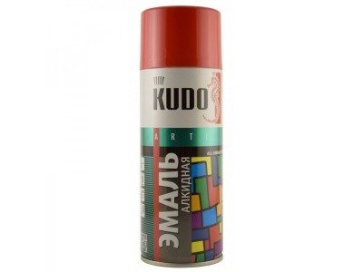 Эмаль аэроз. вишневая глянц. КУДО KU-1004, 520мл