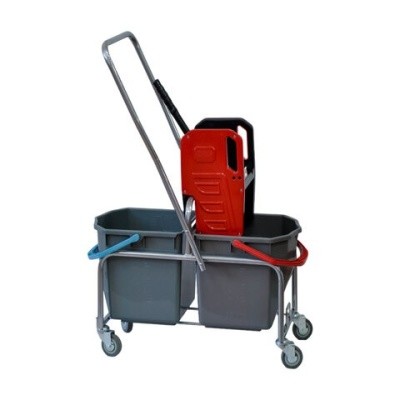 Тележка 2-ведерная, по 25л, металл. каркас, отжим, Eco-Force 22EF/2 609748