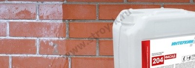 Средство концентр. для очистки фасадов ИНТЕРХИМ 204 ФАСАД, 5л (кислотное)
