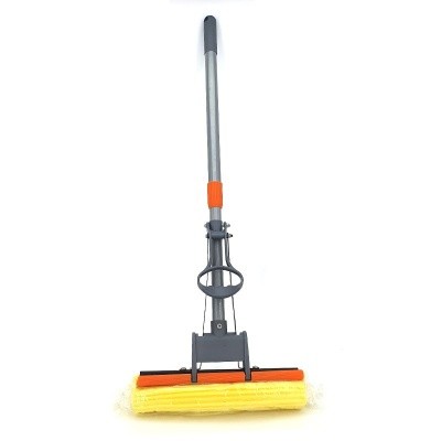 Швабра отжимная с насадкой PVA, телескоп.ручка, один ряд роликов OLS-177-24