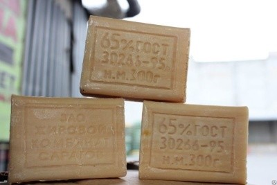 Мыло хозяйственное 65%, 300г Саратов (без упаковки) Мыло хозяйственное 65%, 300г Саратов (без упаковки)