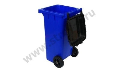 Контейнер для мусора на колесах с крышкой, 120л