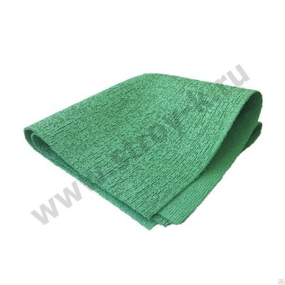 Салфетка прорезиненная 30х30см (зеленая) NPVA-30G (полиуретан)