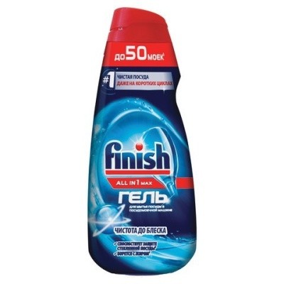Гель для мытья посуды в пмм, 1л FINISH All-in-1 Shine&Protect