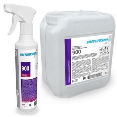 Средство для удаления жиров и нагаров, ИНТЕРХИМ 900, 500мл (спрей)