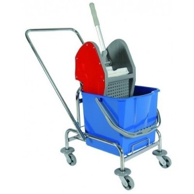 Тележка 1-ведерная, по 25л, металл. каркас, отжим, CKS3227 (Турция)