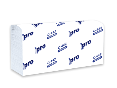 Полотенца лист. Z-слож. белые, целлюлоза, 2 слой 2 200л/упак 21,5х24см 17г/м2, 21 шт в кор. (С442 )