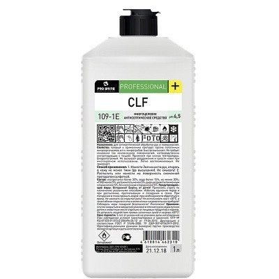Средство многоцелевое антисептическое CLF, 1л Pro-Brite (для рук и поверхностей)