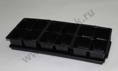 Ящик для рассады "Универсал 12" PROTEX (12шт х 250мм+поддон)