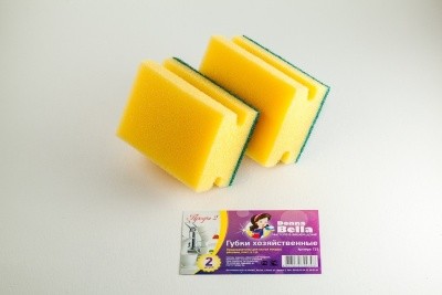 Губка для посуды "ПРОФИ2"(упак 2шт) Г25