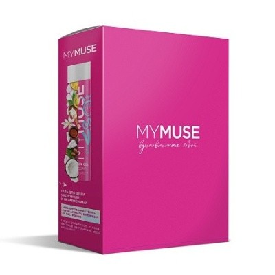 Подарочный набор: cкраб, крем для рук и гель для душа, GRASS MY MUSE 300463