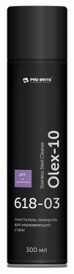 Полироль-пена для нерж. стали OLEX-10 Stainless Steel Cleaner, 300мл Pro-Brite 618-03 (крем)