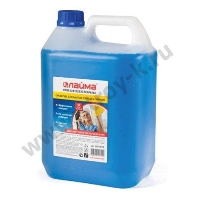 Средство для стекол чистящее, 5л Лайма PROFESSIONAL 601610