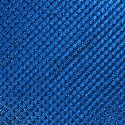 Коврик резиновый "Травка" 400х600мм синий