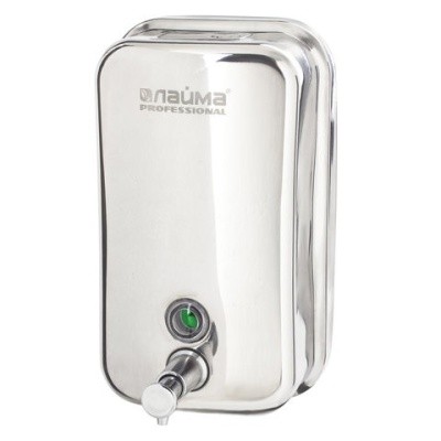 Дозатор для жидкого мыла (нерж. сталь, зеркальный), 1л LAIMA PROFESSIONAL INOX 605393 Дозатор для жидкого мыла (нерж. сталь, зеркальный), 1л LAIMA PROFESSIONAL INOX 605393